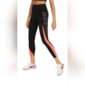 Nike AIR EPIC FAST 7/8-LENGTH RUNNING LEGGINGS Size Small Like New!